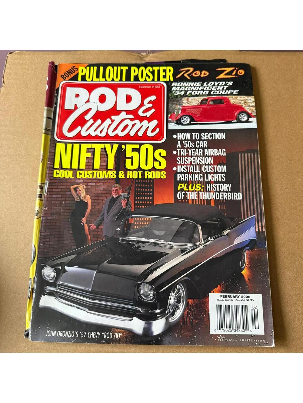 Vintage Hot Rodder Chevy Auto Magazine Custom Rodder B2
